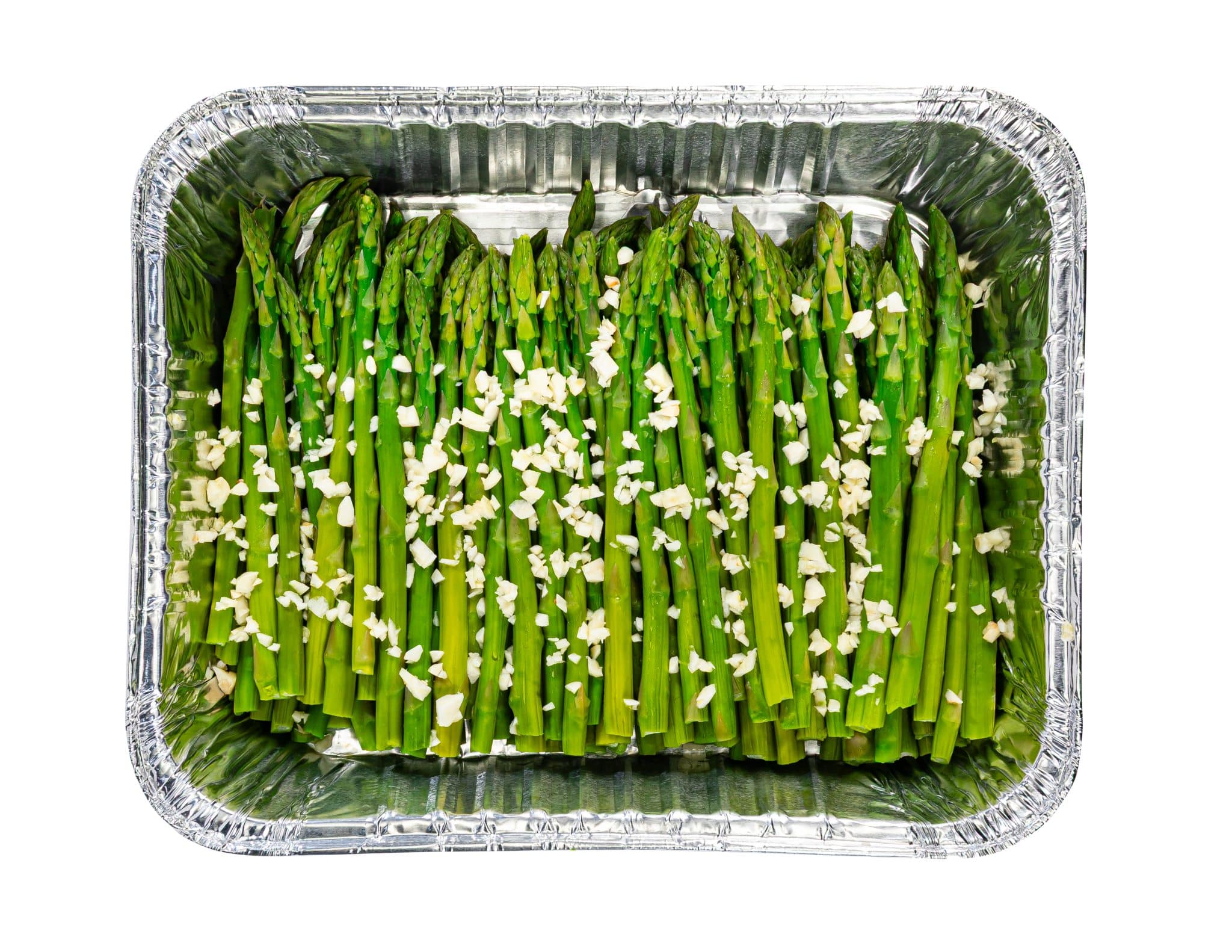 Garlic asparagus side dish from Busch’s Fresh Food Market in Southeastern Michigan