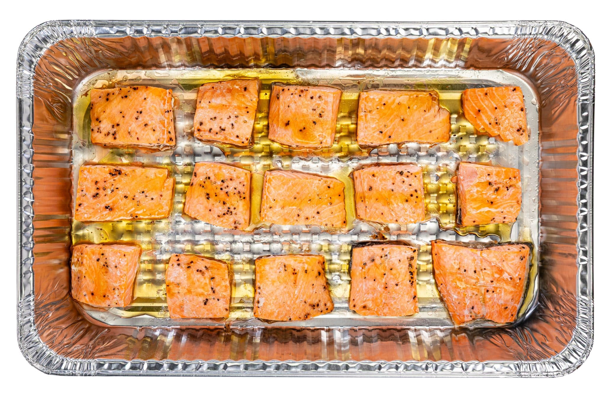 Maple-glazed salmon filets from Busch’s Fresh Food Market in Southeastern Michigan.