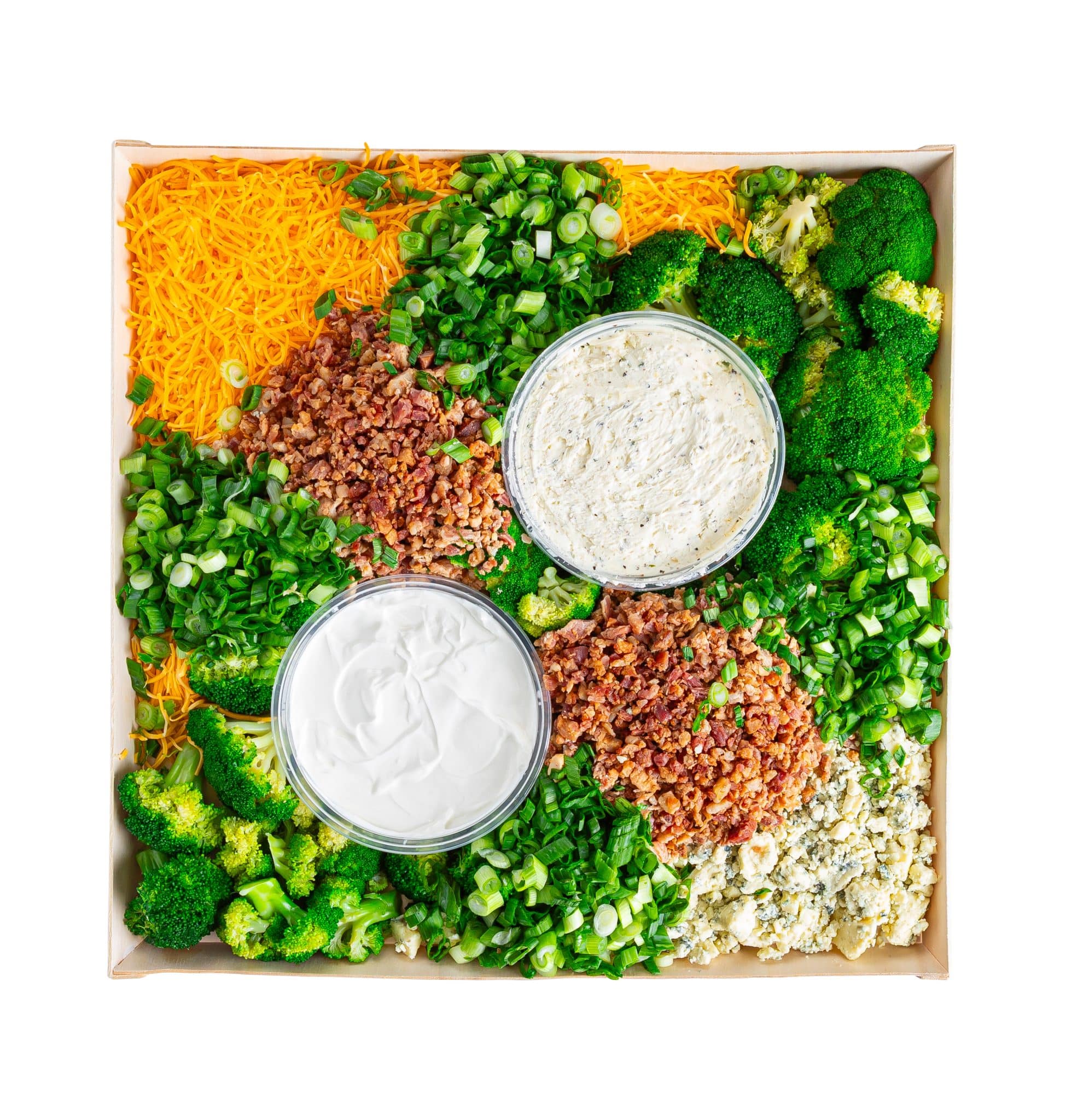Mashed potato bar tray from Busch’s Fresh Food Market in Southeastern Michigan