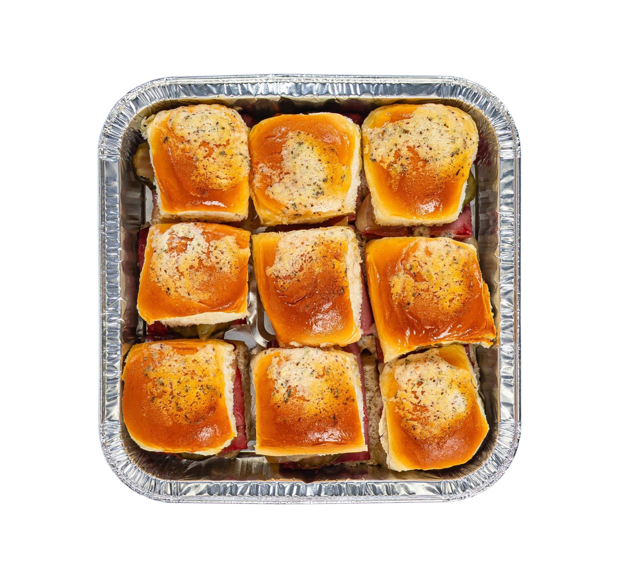 Pastrami sliders platter from Busch’s Fresh Food Market in Southeastern Michigan
